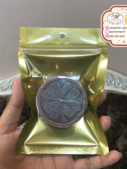 ซองซิป หน้าใส-หลังทอง 4 นิ้ว × 6 นิ้ว