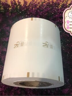 ม้วนกระดาษขาว พิมพ์ 1 สี