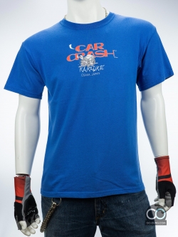 เสื้อยืดมือสอง GILDAN : CAR CRASH KARAOKE OSAKA JAPAN ผ้า 100 คอตตอน
