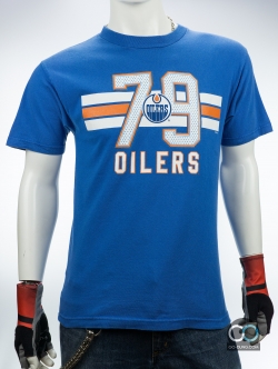 เสื้อยืดมือสอง 79 OILERS ผ้า 100 คอตตอน