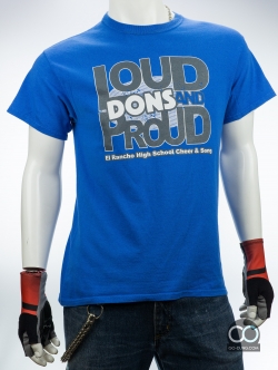 เสื้อยืดมือสอง GILDAN : LOUD DONS AND PROUD ผ้า 100 คอตตอน