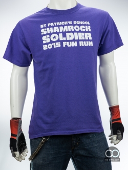 เสื้อยืดมือสอง PORT AND COMPANY : ST PATRICK'S SCHOOL ผ้า 100 คอตตอน