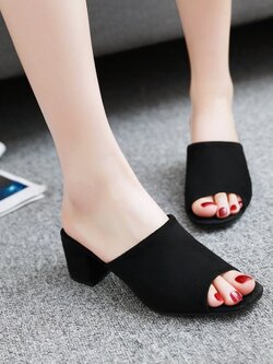 พรีออเดอร์ รองเท้าเปิดส้น 33-43 รหัส Y-1431