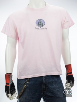 เสื้อยืดมือสอง COMFORT COLORS : ASHE COUNTY NORTH CAROLINA ผ้า 100 คอตตอน