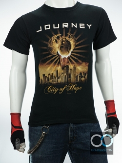 เสื้อวงมือสอง JOURNEY : THE CITY OF HOPE TOUR 2012 ผ้า 100 คอตตอน