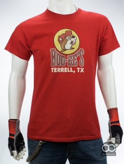 เสื้อยืดมือสอง GILDAN : BUG-EE'S TERRELL TX ผ้า 100 คอตตอน