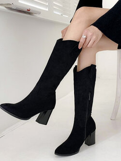 พรีออเดอร์ รองเท้าบูทส้นสูง 32-48 รหัส Y-6367