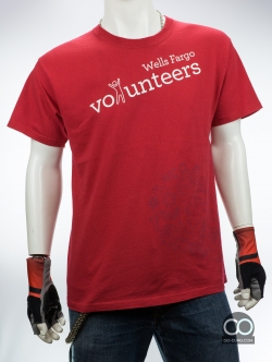 เสื้อยืดมือสอง HANES : WELLS FARGO VOLUNTEERS ผ้า 100 คอตตอน