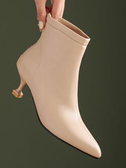 พรีออเดอร์ รองเท้าบูทส้นสูงแฟชั่น รองเท้าบูทส้นสูงไซส์ใหญ่ รองเท้าบูทส้นสูงไซส์เล็ก 32-48