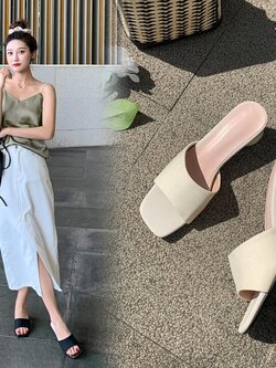 พรีออเดอร์ รองเท้าเปิดส้น 30-43 รหัส F-3813