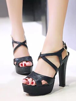 พรีออเดอร์ รองเท้าแฟชั่นผู้หญิง รองเท้าแฟชั่นส้นสูงไซส์ใหญ่ รองเท้าส้นสูงแฟชั่นผู้หญิง รองเท้าแฟชั่นผู้หญิงไซส์เล็ก 31-47 รหัส Y-0845