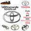 โลโก้ติดพวงมาลัย TOYOTA แท้ ขนาด 4.3 ซม. x 6.4 ซม. ใส่ได้หลายรุ่น