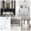 หินตกแต่ง slate stone milky white
