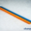 แปรงสำหรับทำความสะอาดร่องบันไดเลื่อน CHAMPION ขนาด 75 ซม. ขนอ่อน สีเหลือง