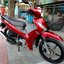 (ปิดการขายครับ) yamaha finn สีแดงตัวท็อปล้อแม็กสตาร์ทมือ จดทะเบียนปี 2024