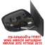 กระจกมองข้าง WING MIRROR MITSUBISHI MIRAGE 2012 ATTAGE มิราจ ไฟฟ้า 5 สาย 119897