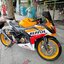 cbr 150 r ABSสีส้มขาว ลาย REPSOLลายรถแข่งลงสนาม