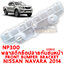 พลาสติกยึดปลายกันชนหน้า FRONT BUMPER BRACKET NISSAN NAVARA 2014 NP300 122612 อะไหล่รถยนต์