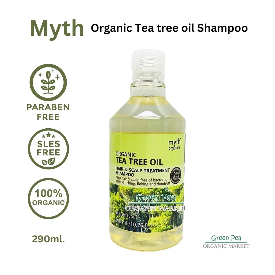 Myth มิธ แชมพู Organic 7 สูตร Free paraben , no sls ,no sles Myth มิธ แชมพู Organic 7 สูตร Free paraben , no sls ,no sles