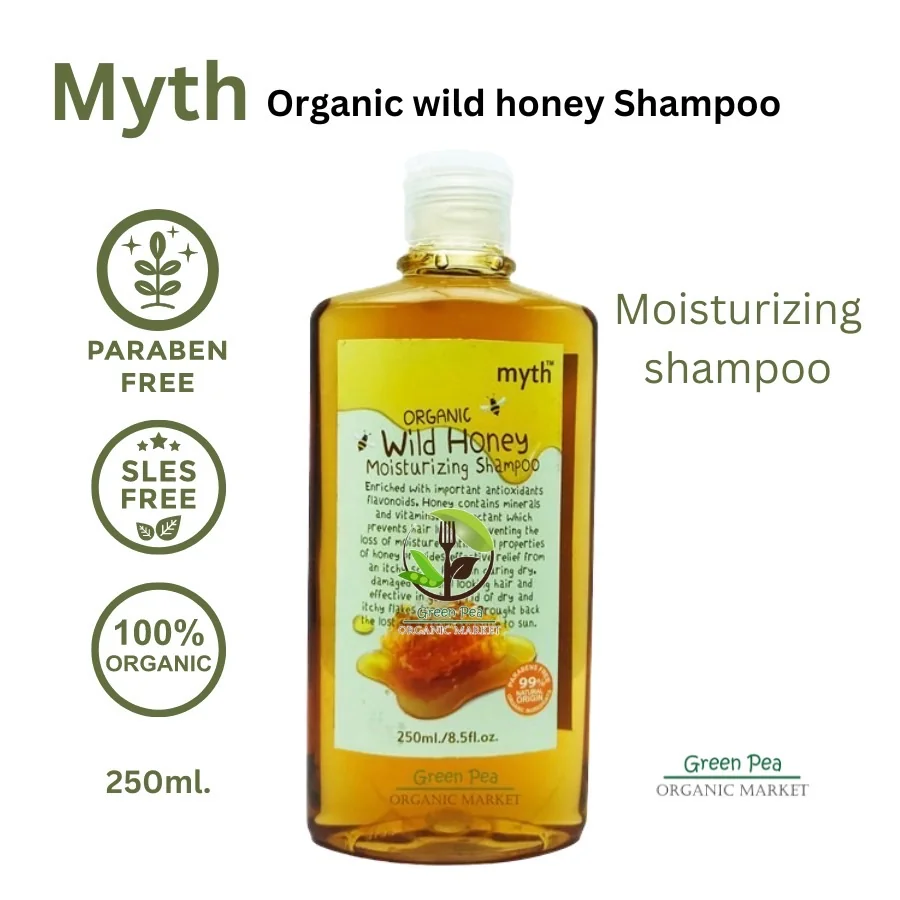 Myth มิธ แชมพู Organic 7 สูตร Free paraben , no sls ,no sles Myth มิธ แชมพู Organic 7 สูตร Free paraben , no sls ,no sles