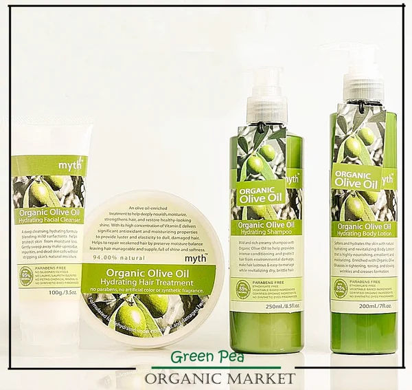 Myth ครีมหมักผม น้ำมันมะกอก ออแกนิค Organic Olive Oil Hair Treatment 200g. image 3 Myth ครีมหมักผม น้ำมันมะกอก ออแกนิค Organic Olive Oil Hair Treatment 200g. image 3